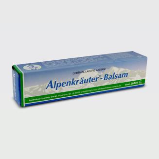 Bylinn&aacute; masť Alpenkr&auml;uter Balsam (200 ml) &ndash; &uacute;ľava pre kĺby a svaly s chladiv&yacute;m &uacute;činkom alpsk&yacute;ch byl&iacute;n.