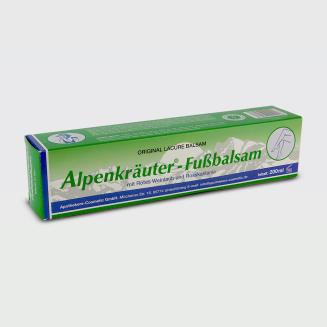 Alpenkr&auml;uter Fu&szlig;balsam &ndash; balzam na unaven&eacute; nohy s paga&scaron;tanom konsk&yacute;m a červen&yacute;m viničom (200 ml)