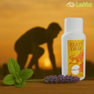 Zlat&yacute; drak &ndash; slovensk&yacute; biobalzam na bolesti kĺbov, svalov a reumatick&eacute; ťažkosti (200 ml)