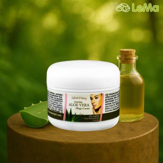 Pr&iacute;rodn&yacute; kr&eacute;m s aloe vera pre citliv&uacute; pokožku. Hydratuje, upokojuje a regeneruje. Vhodn&yacute; na každodenn&eacute; použitie