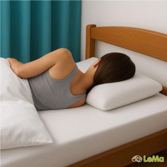 Vank&uacute;&scaron; Visco Silver &ndash; ortopedick&yacute; 40&times;70&times;12 cm, striebro