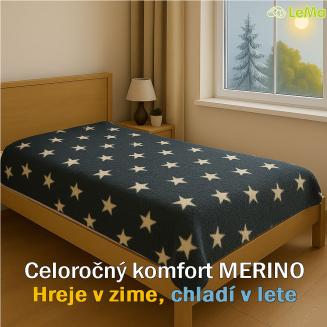 Merino deka Star v interi&eacute;ri &ndash; nadčasov&aacute; vlnen&aacute; deka, ktor&aacute; dod&aacute;va teplo a elegantn&yacute; vzhľad domovu.