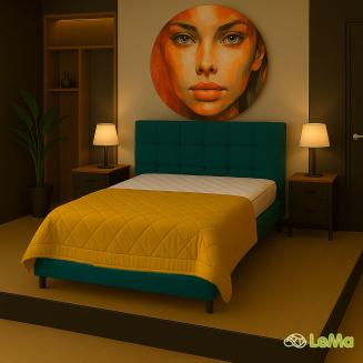 Sp&aacute;lňa in&scaron;pir&aacute;cia s matracom UltraFresh - chr&aacute;ni pred bakteri&aacute;mi a roztočmi, m&aacute; tvrd&scaron;iu oporu chrbtice a priedu&scaron;n&yacute; 3D p&aacute;s