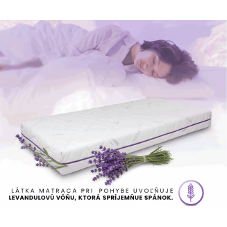 Lema Levanduľa &ndash; ortopedick&yacute; matrac pre pohodln&yacute; a svieži sp&aacute;nok v každej sp&aacute;lni