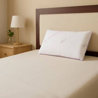 Ortopedick&yacute; vank&uacute;&scaron; Lema Levanduľa z pam&auml;ťovej peny s dvojit&yacute;m poťahom a jemnou levanduľovou v&ocirc;ňou pre relaxačn&yacute; a zdrav&yacute; sp&aacute;nok