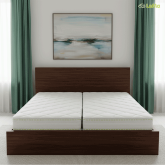 Matrac Lema HARD s pam&auml;ťovou penou MEMO &ndash; so zn&iacute;žen&yacute;m tlakom na kĺby a tvrd&scaron;ia ortopedick&aacute; strana pre stabiln&uacute; podporu tela