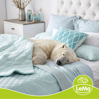 Chr&aacute;nič na matrac Cooler &ndash; osviežuj&uacute;ca podložka, ktor&aacute; počas hor&uacute;cich noc&iacute; akt&iacute;vne ochladzuje pokožku a zlep&scaron;uje kvalitu sp&aacute;nku.