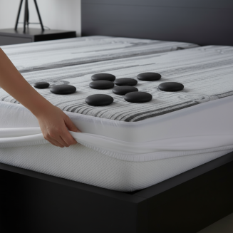 Chr&aacute;nič na matrac Graphene &ndash; antistatick&yacute; s uhl&iacute;kov&yacute;mi vl&aacute;knami. Chr&aacute;ni telo pred elektrosmogom a zlep&scaron;uje kvalitu sp&aacute;nku.