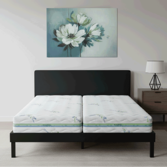 Ortopedick&yacute; matrac s poťahom Biorytmic Sleep pre regener&aacute;ciu tela a zn&iacute;ženie stresu počas sp&aacute;nku.