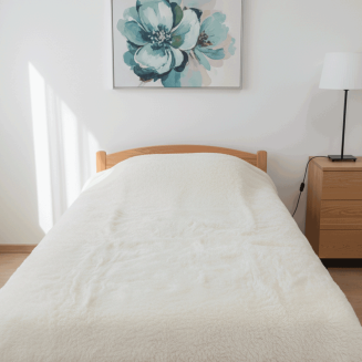 Deka z vlny Merino Natur - 100 % ovčia vlna Merino, priedu&scaron;n&aacute;, hrejiv&aacute; a hypoalerg&eacute;nna deka pre zdrav&yacute; sp&aacute;nok a pohodlie domova.