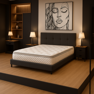 slovensk&yacute; ortopedick&yacute; matrac Spring Alfa s kr&aacute;ľovsk&yacute;m komfortom pre dokonal&yacute; sp&aacute;nok. In&scaron;pir&aacute;cie do sp&aacute;lne.