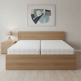 Sp&aacute;lňa in&scaron;pir&aacute;cia s matracom Wells LUX s mikromas&aacute;žnym povrchom pre zdrav&yacute; chrb&aacute;t a svalov&uacute; &uacute;ľavu.