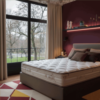 In&scaron;pir&aacute;cie pre sp&aacute;lne. Matrac CASHMERE  s ka&scaron;m&iacute;rov&yacute;m poťahom. Komfort, opora chrbtice a nosnosť až 150 kg