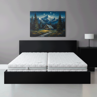 In&scaron;pir&aacute;cia pre sp&aacute;lňu. New MOON &ndash; matrac pre sp&aacute;nok na boku, zlep&scaron;uje oporu chrbtice a prin&aacute;&scaron;a hlbok&yacute; oddych.