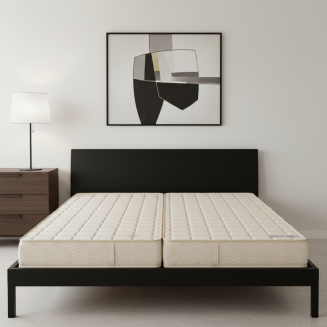 Ptah New &ndash; matrac, ktor&yacute; sp&aacute;ja pevn&uacute; oporu, jemn&yacute; komfort pam&auml;ťovej peny a hygienick&eacute; prostredie pre zdrav&yacute; sp&aacute;nok.