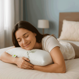 Ortopedick&yacute; vank&uacute;&scaron; Visco Aloe Vera poskytuje oporu krku, uvoľňuje nap&auml;tie a zlep&scaron;uje sp&aacute;nok.