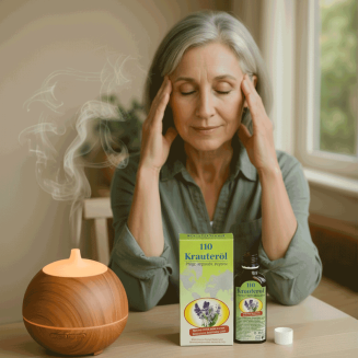 Kr&auml;uter olej 110 - koncentrovan&yacute; bylinn&yacute; olej zo 110 rastrl&iacute;n na mas&aacute;ž, osvieženie, relax&aacute;ciu a starostlivosť o telo aj myseľ.