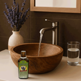 Kr&auml;uter olej 110 - koncentrovan&yacute; bylinn&yacute; olej zo 110 rastrl&iacute;n na mas&aacute;ž, osvieženie, relax&aacute;ciu a starostlivosť o telo aj myseľ.