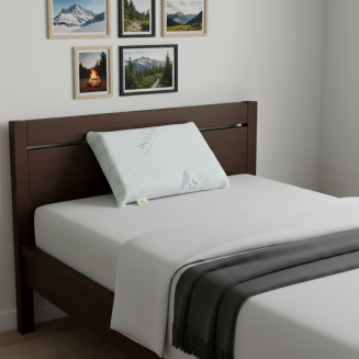 Anatomick&yacute; vank&uacute;&scaron; Alica 35&times;54&times;9 cm &ndash; pre pohodln&yacute; a zdrav&yacute; sp&aacute;nok, vhodn&yacute; pri bolestiach krku a stuhnut&yacute;ch &scaron;ijov&yacute;ch svaloch.