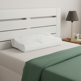 Zdravotn&yacute; anatomicky vank&uacute;&scaron; &ndash; prisp&ocirc;sobiv&aacute; pam&auml;ťov&aacute; pena a poťah Aloe Vera pre regener&aacute;ciu a zdrav&yacute; sp&aacute;nok.