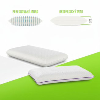 Vank&uacute;&scaron; Lema Levanduľa &ndash; ortopedick&yacute; 40&times;70&times;12 cm, zdrav&yacute; sp&aacute;nok