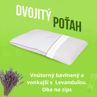 Vank&uacute;&scaron; Lema Levanduľa &ndash; ortopedick&yacute; 40&times;70&times;12 cm, zdrav&yacute; sp&aacute;nok