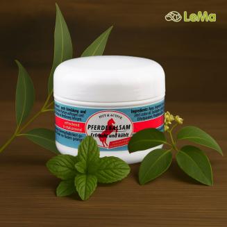 Koňsk&aacute; masť Vital. Ide&aacute;lna na unaven&eacute; svaly, kĺby a stuhnut&yacute; chrb&aacute;t. Praktick&eacute; balenie vhodn&eacute; na dom&aacute;ce aj &scaron;portov&eacute; použitie.