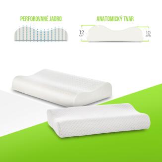 Ortopedick&yacute; vank&uacute;&scaron; Visco Silver &ndash; prisp&ocirc;sobiv&aacute; pam&auml;ťov&aacute; pena a poťah s i&oacute;nmi striebra proti bakt&eacute;ri&aacute;m a roztočom