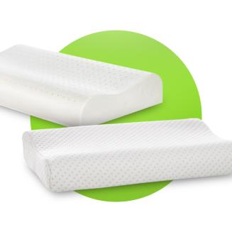 Zdravotn&yacute; vank&uacute;&scaron; Visco Silver s dvomi v&yacute;&scaron;kami a strieborn&yacute;m poťahom pre čistotu, komfort a regener&aacute;ciu počas sp&aacute;nku.