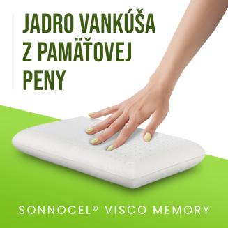 Vank&uacute;&scaron; Visco Aloe Vera &ndash; ortopedick&yacute; 40&times;70&times;12 cm, svieži sp&aacute;nok