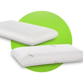 Ortopedick&yacute; vank&uacute;&scaron; Visco Aloe Vera poskytuje oporu krku, uvoľňuje nap&auml;tie a zlep&scaron;uje sp&aacute;nok.