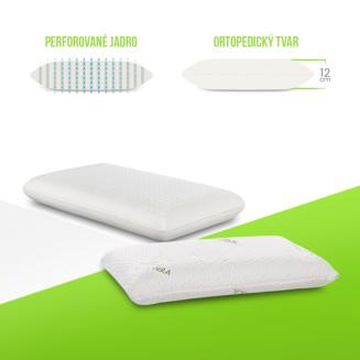 Vank&uacute;&scaron; Visco Aloe Vera &ndash; ortopedick&yacute; 40&times;70&times;12 cm, svieži sp&aacute;nok