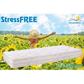 StressFree &ndash; slovensk&yacute; ortopedick&yacute; matrac s antistresov&yacute;m poťahom a pam&auml;ťovou penou pre hlbok&yacute; sp&aacute;nok.