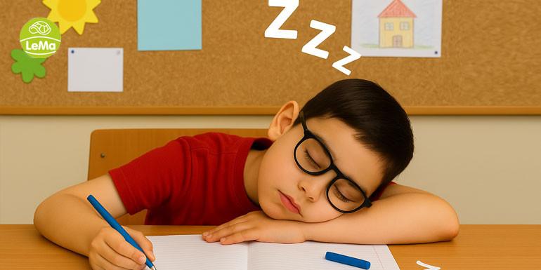 Matrac pre &scaron;kol&aacute;ka - zdrav&yacute; sp&aacute;nok, lep&scaron;ie s&uacute;stredenie